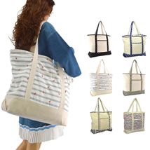 22&quot; Heavy Cotton Canvas Shopping Tote Bags - £19.08 GBP
