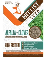 Alfalfa + Clover Deer Perennial Food Plot Blend, 5 lbs (1/2 Acre) - Ladino - €67,68 EUR