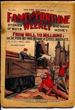 Fame &amp; Fortune Weekly 11/19/1926-dime novel-From Mill to Millions-FR - £26.18 GBP