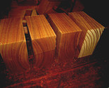 FOUR (4) CATALPA BOWL BLANKS LATHE TURNING BLOCK LUMBER CARVE 6 X 6 X 3&quot; - £43.61 GBP