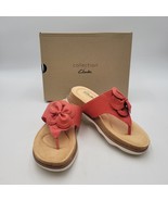 Clarks Women's Brynn Style Flat Sandal Bright Coral Leather Size 5.5 Com... - $496.75 MXN Clarks Women's Brynn Style Flat Sandal Bright Coral Leather Size 5.5 Com... - $496.75 MXN
