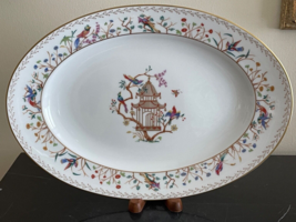 Tiffany &amp; Co Audubon Limoges Hard to Find 15 3/8&quot; Oval Serving Platter - £553.16 GBP