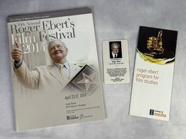 Roger Ebert Film Festival Program Guide 2014+ Memorial Card More - €8,41 EUR