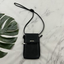 Nine West Vintage Y2k Leather Mini Bag Purse Black Small Zipper Pockets - $489.04 MXN