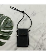 Nine West Vintage Y2k Leather Mini Bag Purse Black Small Zipper Pockets - $35.19 CAD