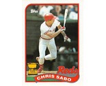 1989 Topps #490 Chris Sabo RC Rookie Card All Star Rookie  Reds ⚾ - $0.89