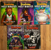 Goosebumps Lot of 5 Books by R. L. Stine  Scholastic - £9.57 GBP