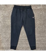 Champion Reverse Weave Sweatpants Mens Size 2XL XXL Black Logo Jogger - £21.82 GBP