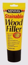 Minwax STAINABLE WOOD FILLER Paintable In/Outdoor Repairs Cracks Holes 6... - $38.99