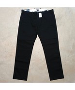 NWT J Crew Black Chino Slim Fit Flex Flat Front Casual Preppy Pants - Si... - $40.96 CAD