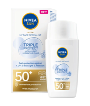 NIVEA Sun UV Face Specialist Triple Protect SPF 50+ cream 40m FREE SHIPPING - £20.96 GBP