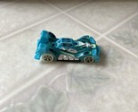 Hot Wheels Voltage Spike 1:64 Scale Diecast Toy  Car Turquoise white Wheels - $9.49