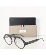 Brand New Authentic Thom Browne Eyeglasses TBX413 52 GRT Grey Tortoise T... - $197.99