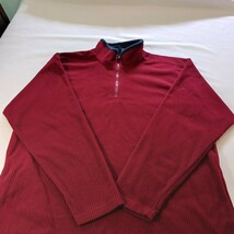 Faded Glory FG43469 Men's Red 1/4 Zip Pullover Sweatshirt Long Sleeve Size Large image 9