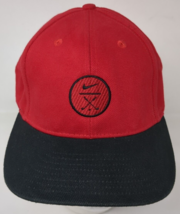 Nike Golf Men&#39;s Professional Tour Baseball Hat Cap Red Black VTG Logo Gr... - £11.89 GBP