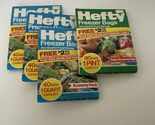 Lot Of 4 Vintage 1970s Hefty Freezer Bags, 3-1 Quart Capacity, 1-1 Pint ... - $19.80
