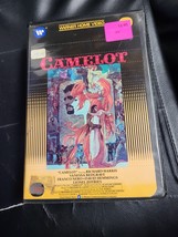 CAMELOT Musical VHS Clam Shell 2 Tape 1983 / FOR RENT STICKERS/TAPES LOO... - $9.89