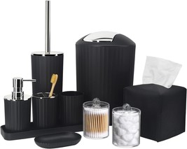 Toilet Brush Holder, Soap Dispenser, Soap Dish, Tissue Box Cover, Vanity... - $59.96