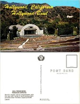 California Hollywood Bowl Amphitheater Symphonies Under The Stars VTG Postcard - £7.51 GBP