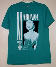 Madonna Concert Shirt Vintage 1987 Who&#39;s That Girl Ched Label Single Sti... - $273.79 CAD