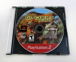 Cabela&#39;s Dangerous Hunts Authentic Sony PlayStation 2 PS2 Game Disc &amp; Ca... - £1.17 GBP