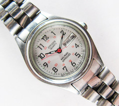 Vintage Ladies Citizen Day/Date Railroad Approved Watch P-6000 S46591Z - $29.69