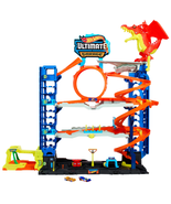 City Ultimate Garage Playset with 2 Die-Cast Cars, Storage for 50+ Cars  - $122.66 CAD