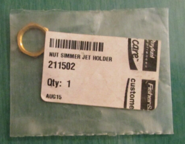 Fisher &amp; Paykel - JET HOLDER SIMMER NUT - 211502 - NEW &amp; SEALED! - £8.80 GBP