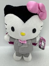 Hello Kitty Dracula Small Plush 2020 CVS Exclusive Gray Coat Black Pink Cape 7” - £74.53 GBP