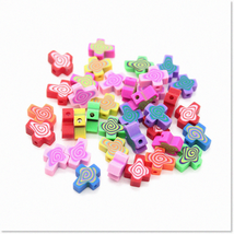 Vibrant Polymer Clay Beads - 100 Pcs Mixed Heishi Spacer Beads for DIY J... - $16.82