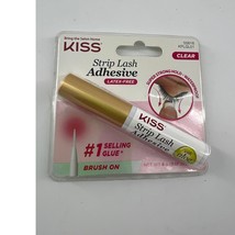 Kiss Strip Lash Adhesive Clear KPLG01 55616 New Brush On Make Up New - $6.80