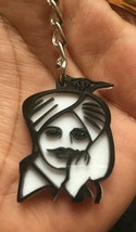 SIKH Shaheed Sardar Bhagat Singh Ji Acrylic Portrait KEY RING Punjabi Ke... - £5.87 GBP