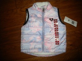 Hurley Baby Girls Size 18 Months Plush Lining Sleeveless Zip Winter Vest... - $13.49