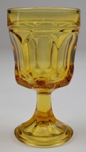 Anchor Hocking Fairfield Amber Pattern Wine Glass 5.25&quot; Tall Home Decor Glass - £7.76 GBP