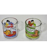 2 Vintage McDonalds Garfield Odie Glass Coffee 10 oz Cup, Mug by Jim Dav... - €9,58 EUR