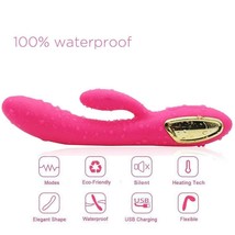 Massage Charging USB LED Portable Travel Vibrator - Packing Pouches Pink - £12.98 GBP