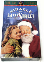 VINTAGE Miracle on 34th Street (VHS, 1993, Colorized) New SEALED Christm... - £3.11 GBP