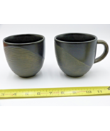 1 Set of 2 Pfalzgraff Retired Night Surf Pattern 18oz. Coffee Mugs - $20.26 CAD