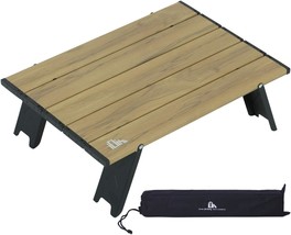 Iclimb Ultralight Compact Mini Beach Picnic Folding Alu Table With, Nature - S - £28.94 GBP