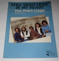Pure Prairie League Sheet Music Still Right Here In My Heart Vintage 1981 - £14.93 GBP