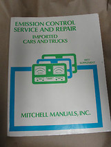 MITCHELL 1977 SUPPLEMENT EMISSION CONTROL SERVICE &amp; REPAIR IMPORTED CARS... - £10.26 GBP