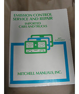 MITCHELL 1977 SUPPLEMENT EMISSION CONTROL SERVICE &amp; REPAIR IMPORTED CARS... - $17.64 CAD
