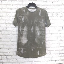 Buckle Nova Industries Shirt Mens Small Green Distressed Short Sleeve T ... - $19.99