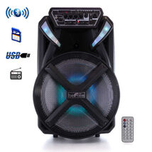 beFree Sound 12 Inch BT Portable Rechargeable Party Speaker - $130.50