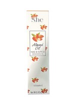 S.he Makeup Nail &amp; Cuticle Replenishing Oil - Healthy Nails - *ALMOND OIL* - £2.34 GBP