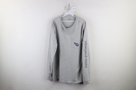 Vineyard Vines x NFL Mens XL Tennessee Titans Football Long Sleeve T-Shirt Gray - £30.93 GBP