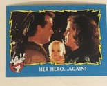 Ghostbusters 2 Vintage Trading Card #80 Her Hero Again - $1.97