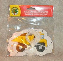 New Teaching Tree Lace and Learn Shapes Trucks  - $4.95