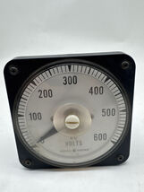 General Electric 103021PZSJ7MLA7P Analog Panel Voltmeter, Scale Range: 0... - $26.40