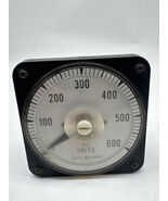 General Electric 103021PZSJ7MLA7P Analog Panel Voltmeter, Scale Range: 0... - $26.40